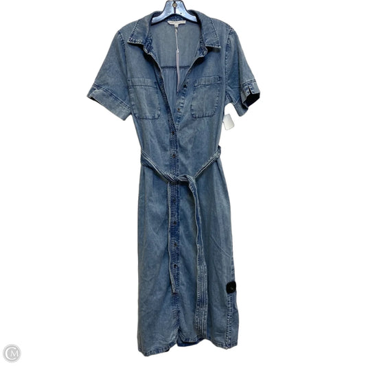 Dress Casual Midi By Jane And Delancey In Blue Denim, Size: L