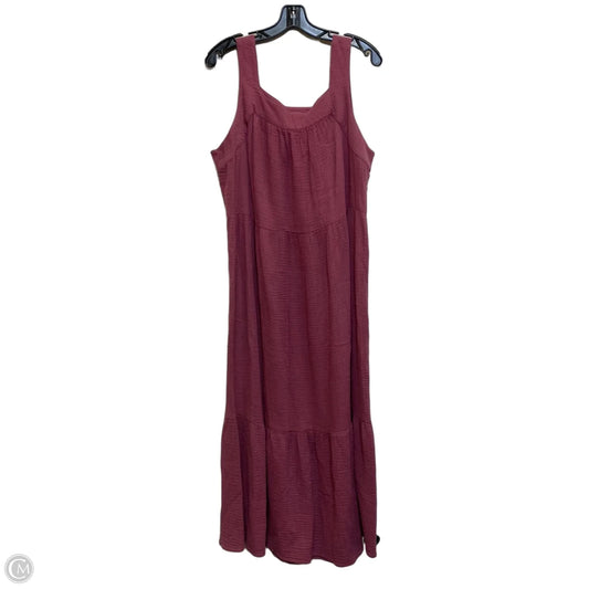 Dress Casual Maxi By Wonderly In Purple, Size: Xl