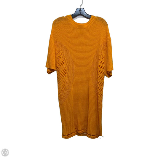 Dress Casual Short By H&m In Orange, Size: L