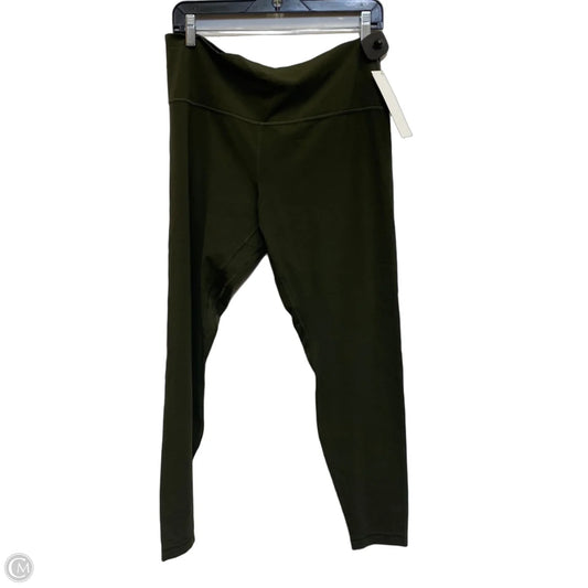Athletic Leggings Designer By Lululemon In Green, Size: Xl
