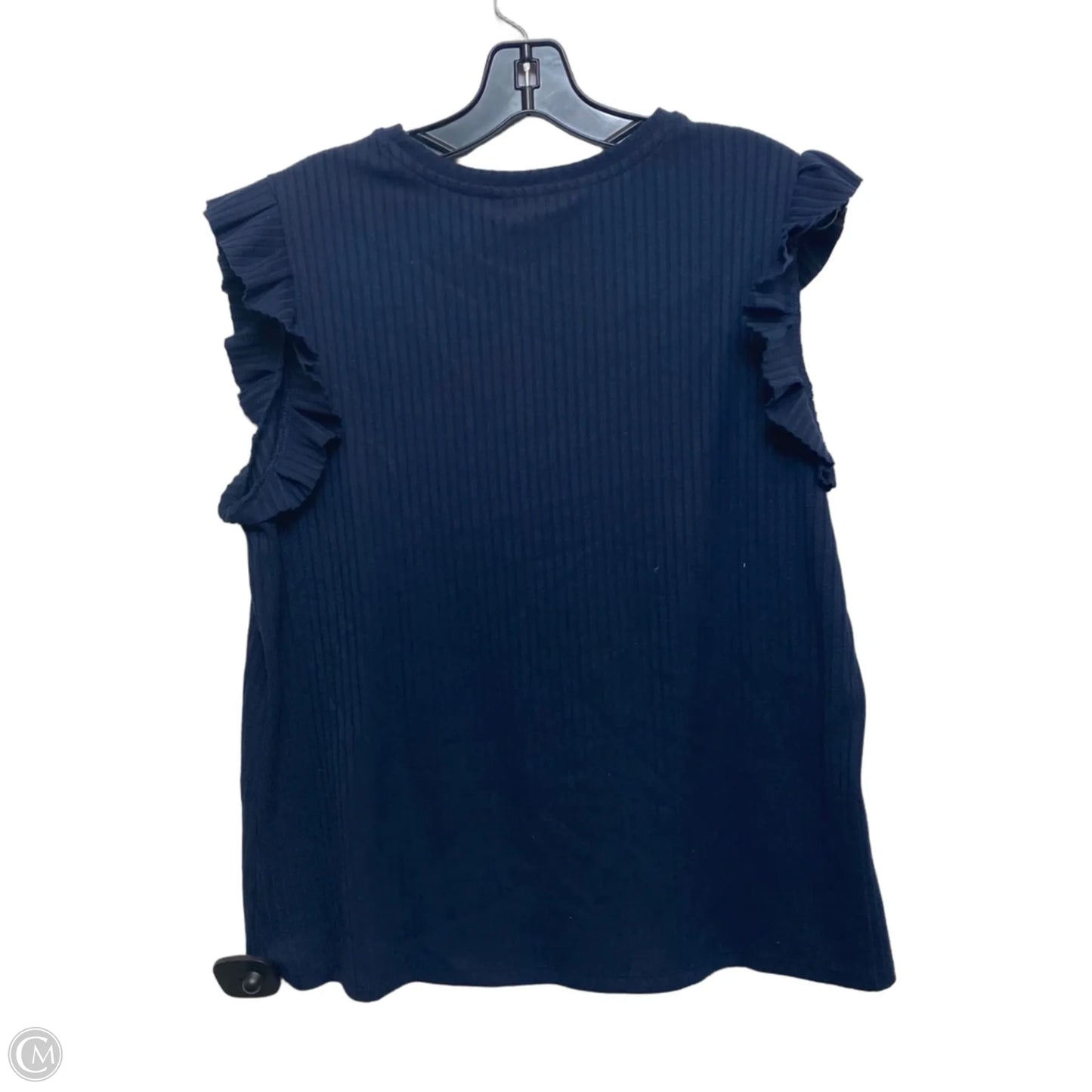 Top Sleeveless By Time And Tru In Navy, Size: Xl