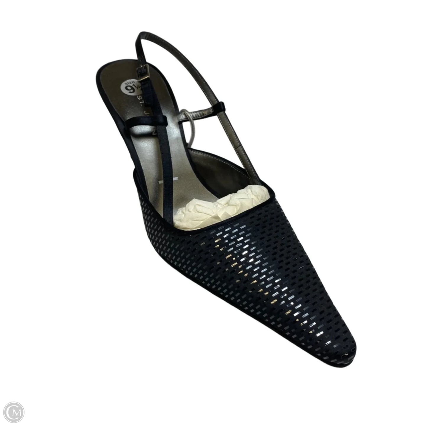Shoes Luxury Designer By St John Collection In Black, Size: 9.5
