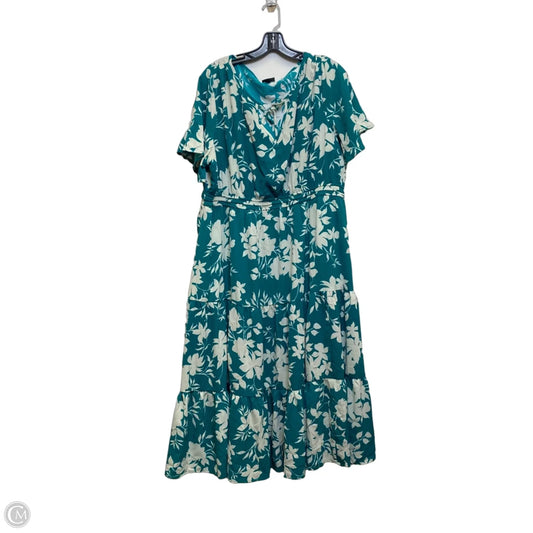 Dress Casual Midi By Torrid In Green, Size: 2x