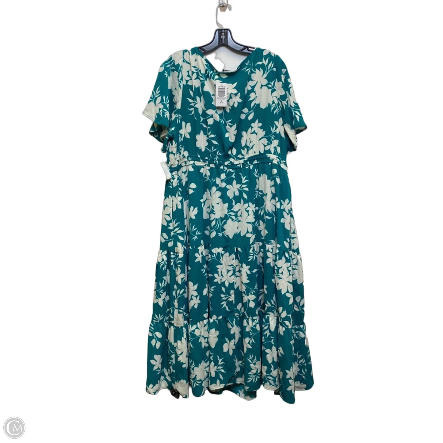Dress Casual Midi By Torrid In Green, Size: 2x