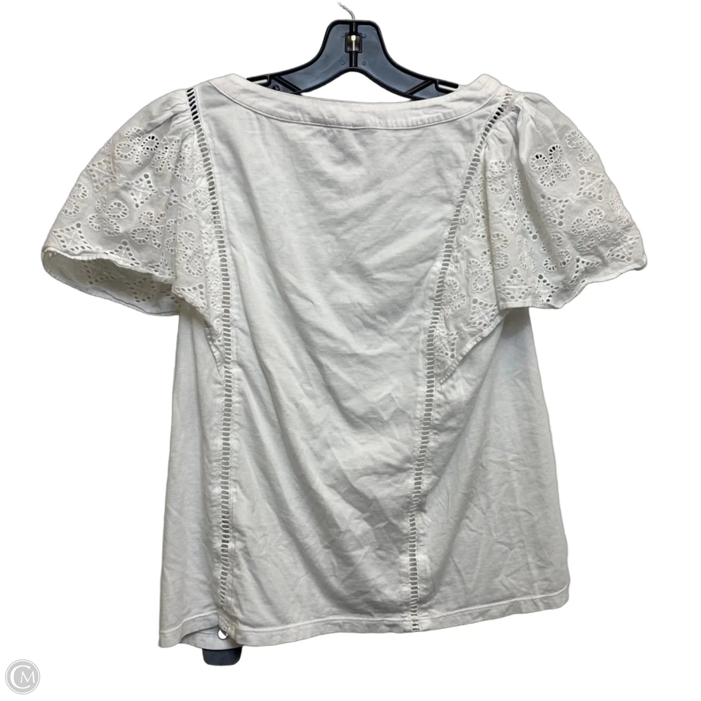 Top Sleeveless By Banana Republic In White, Size: M