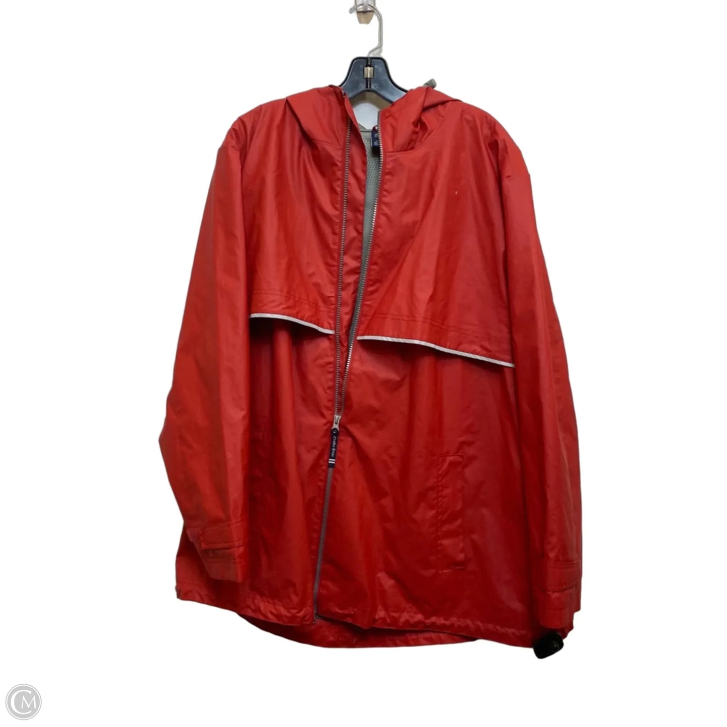 Coat Raincoat By Charles River In Red, Size: 3x