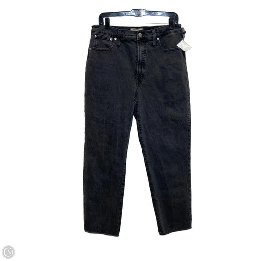 Jeans Straight By Madewell In Grey Denim, Size: 10