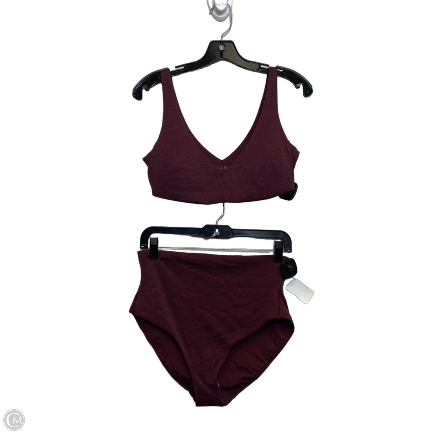 Swimsuit 2pc By Spanx In Maroon, Size: L