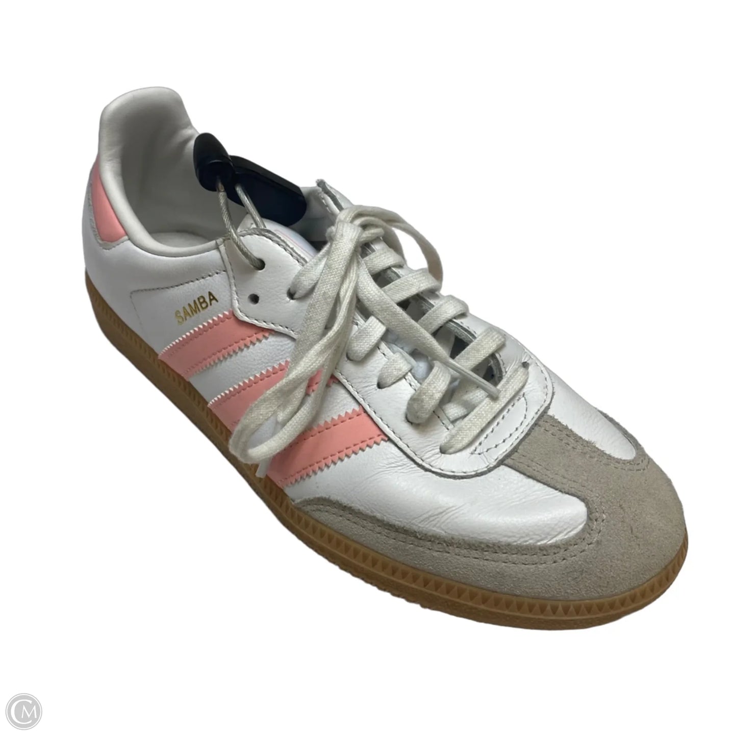 Shoes Sneakers By Adidas In Pink & White, Size: 7