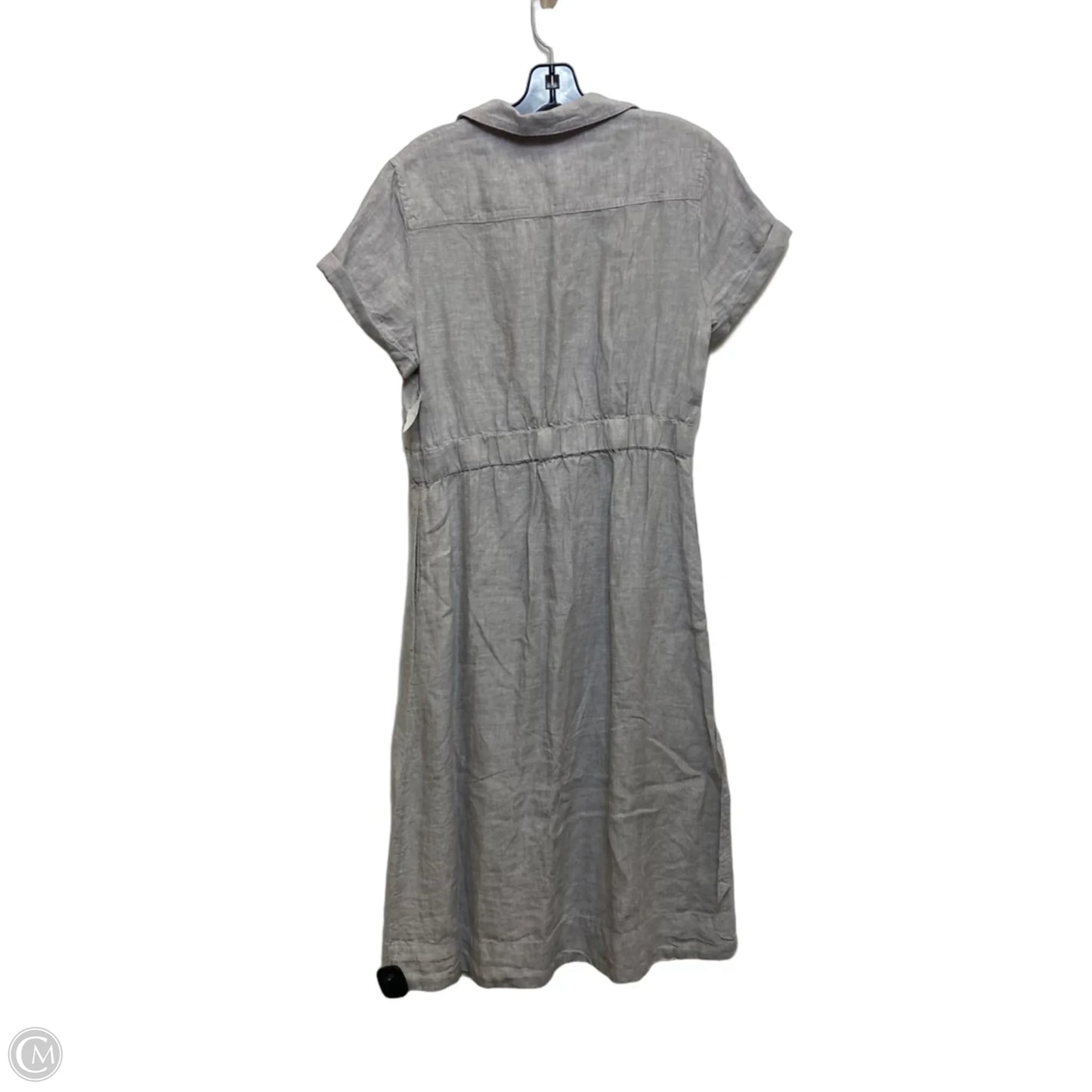 Dress Casual Midi By C And C In Grey, Size: M