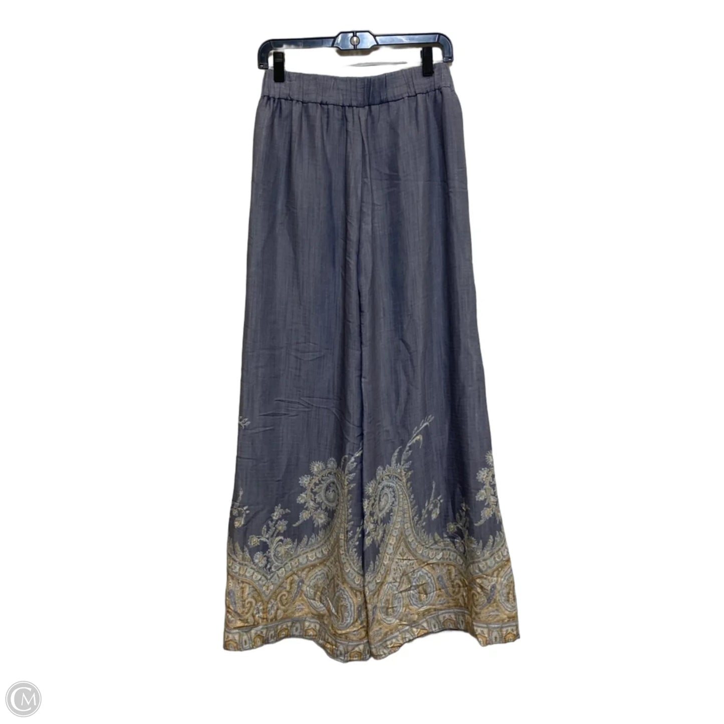 Pants Wide Leg By Wonderly In Blue, Size: S