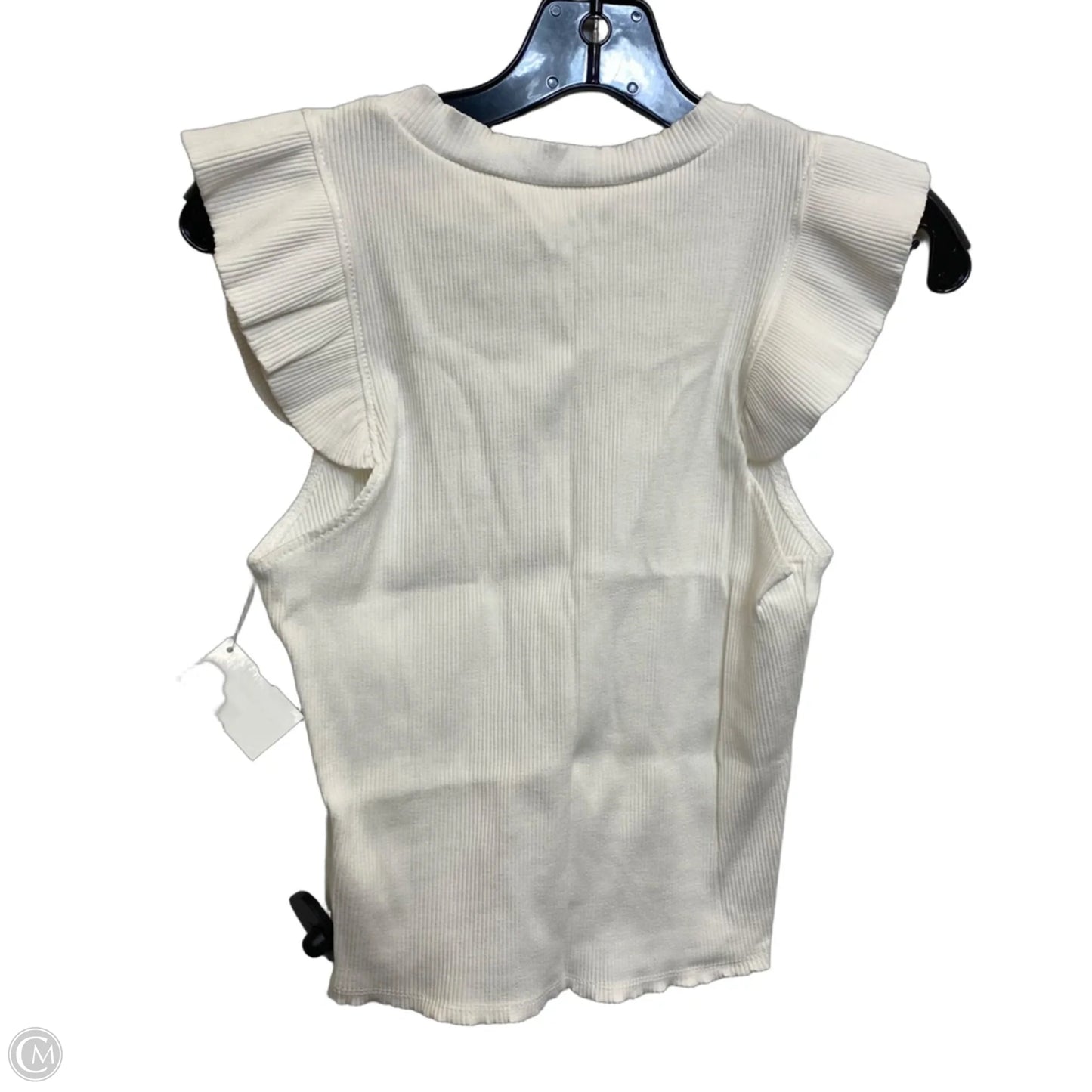 Top Sleeveless By Mi Ami In White, Size: Xl
