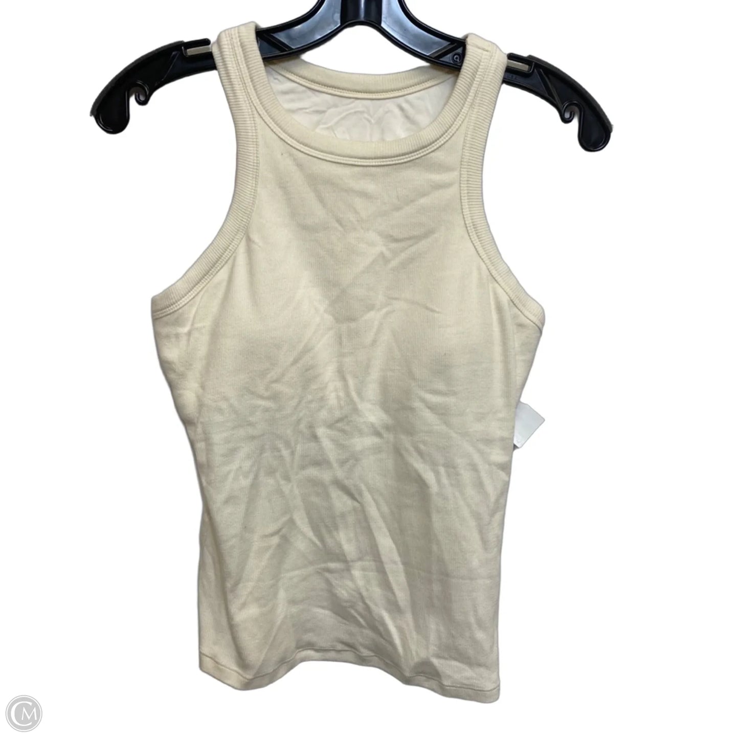 Athletic Tank Top By Cme In Cream, Size: M