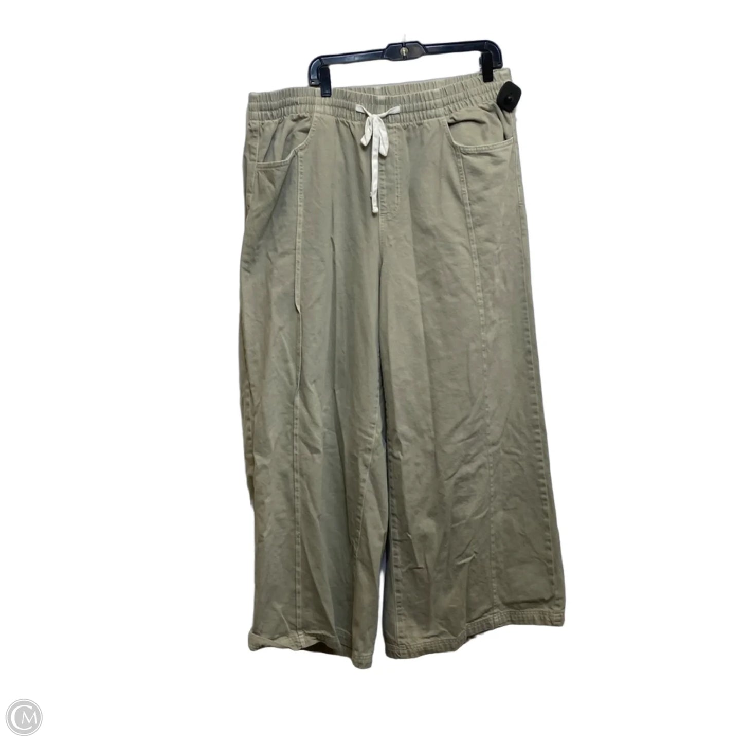 Jeans Wide Leg By Universal Thread In Tan Denim, Size: Xxl
