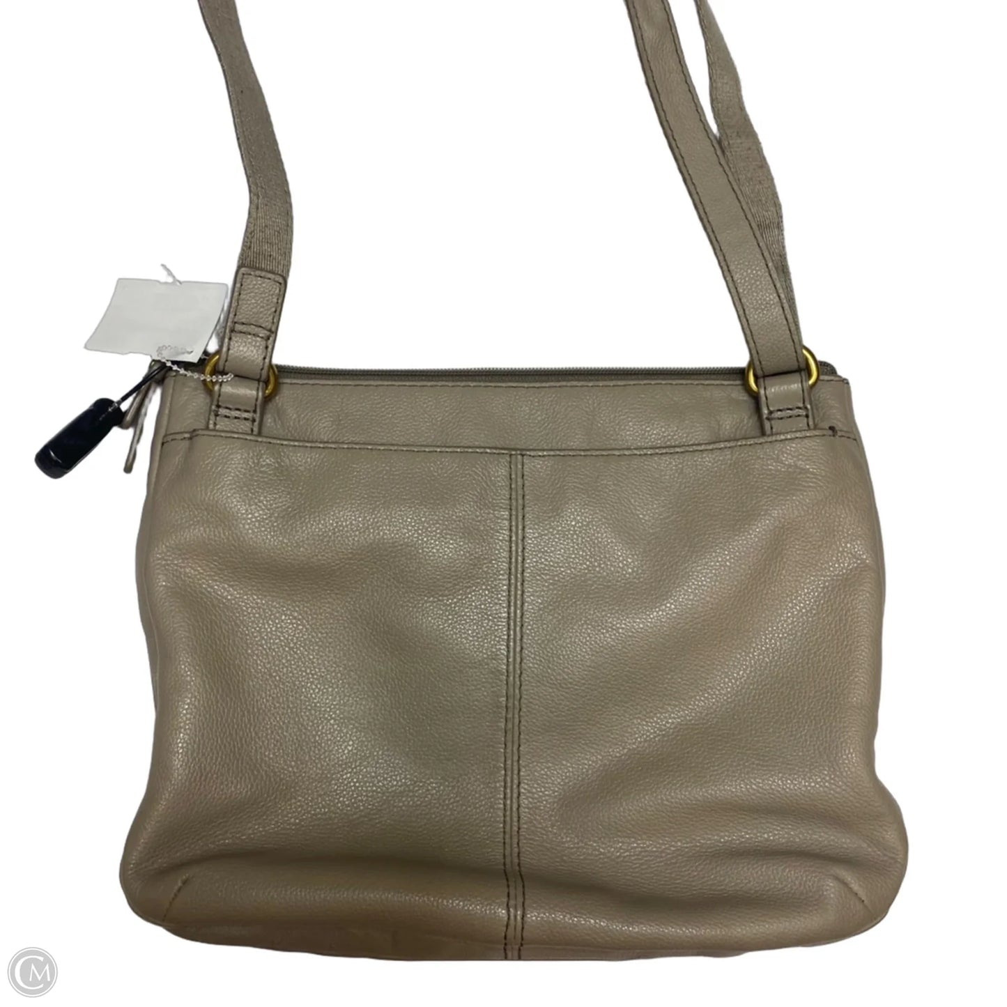Crossbody Leather By Fossil, Size: Medium