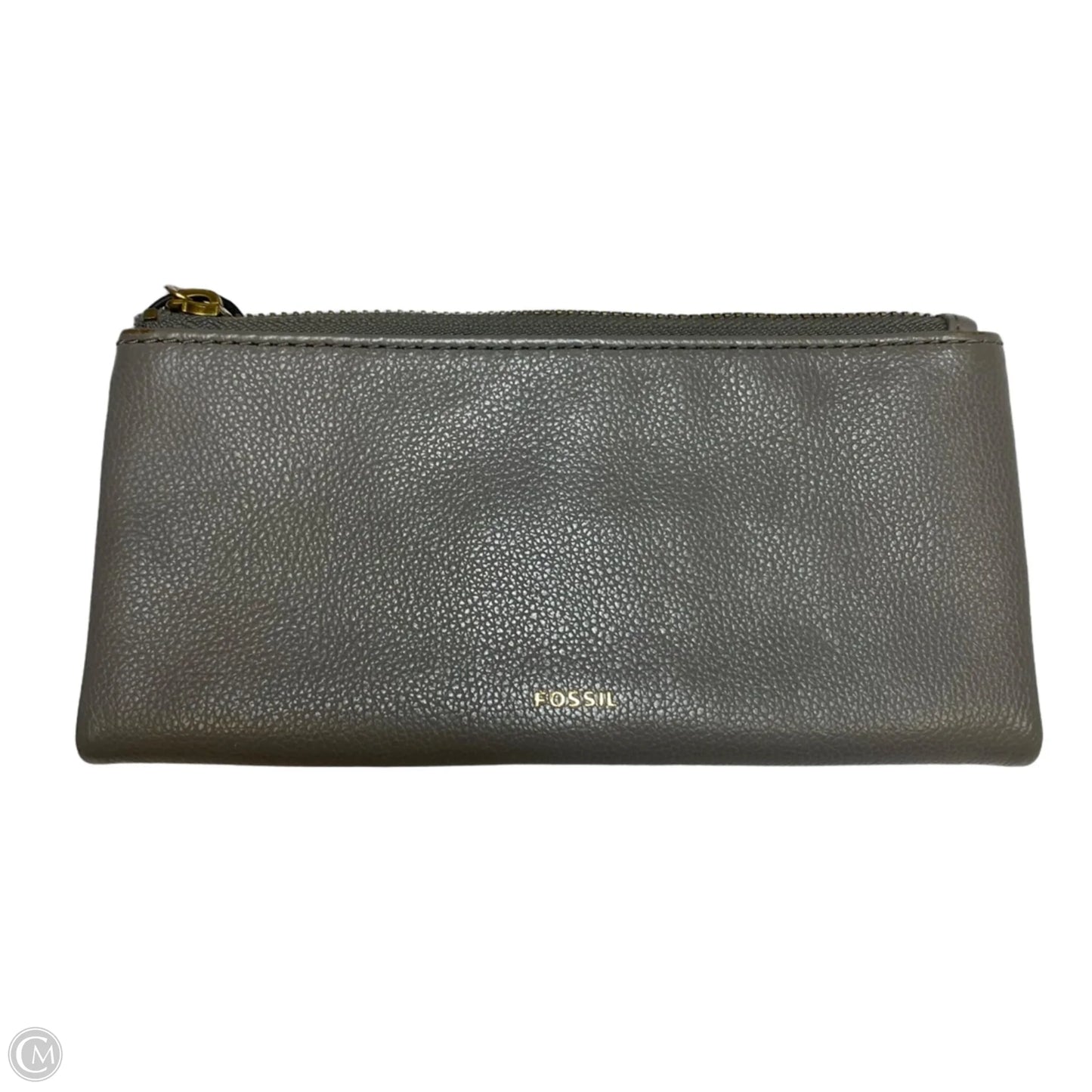 Wallet Leather By Fossil, Size: Medium
