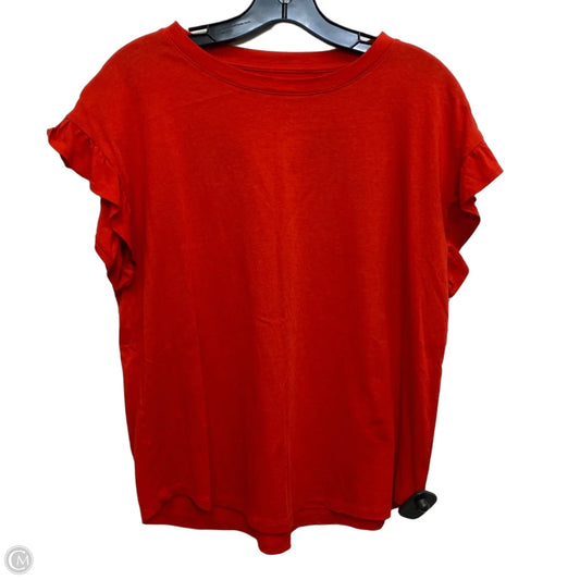 Top Short Sleeve By Crown And Ivy In Red, Size: S