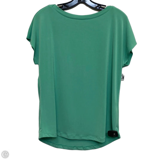 Top Short Sleeve By Chicos In Green, Size: M