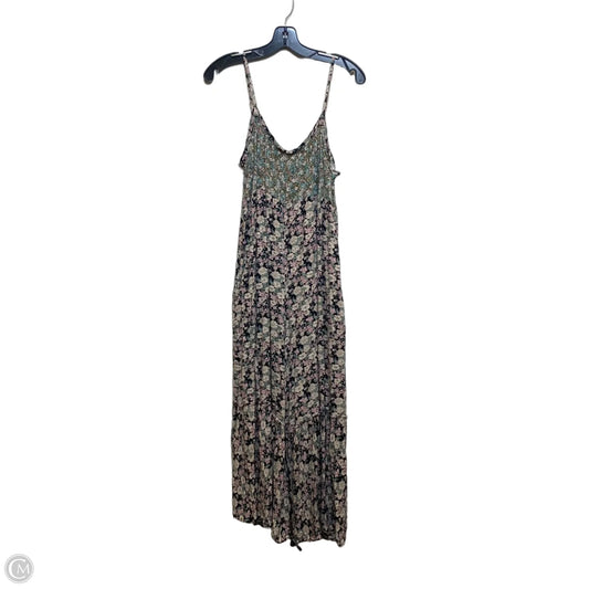 Jumpsuit By Natural Life In Black & Pink, Size: Xs