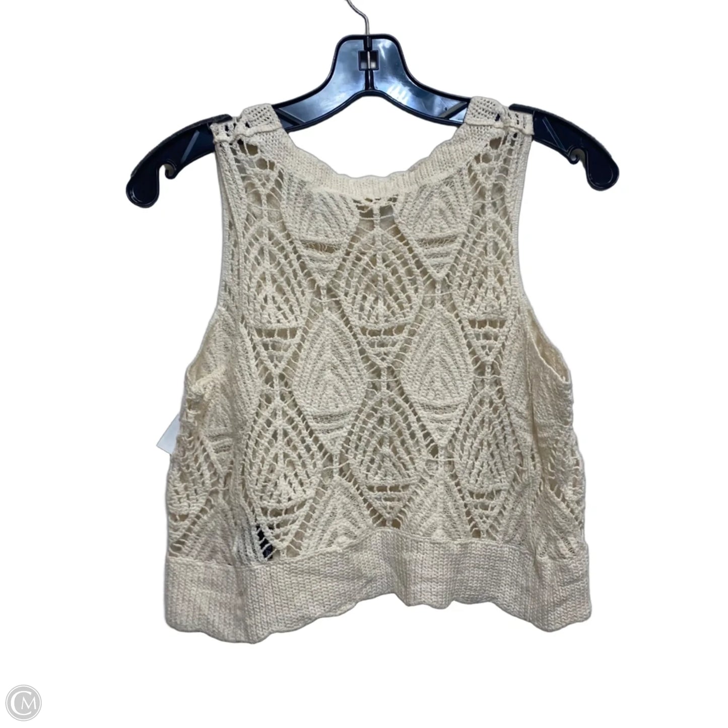 Top Sleeveless By Pol In Tan, Size: Osfm