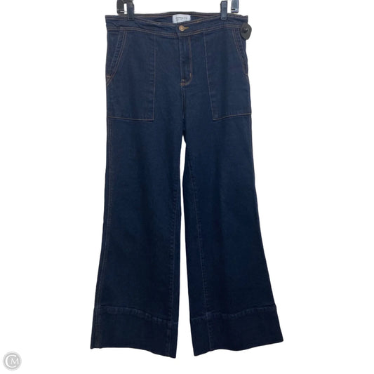 Jeans Wide Leg By Crown And Ivy In Blue Denim, Size: 8