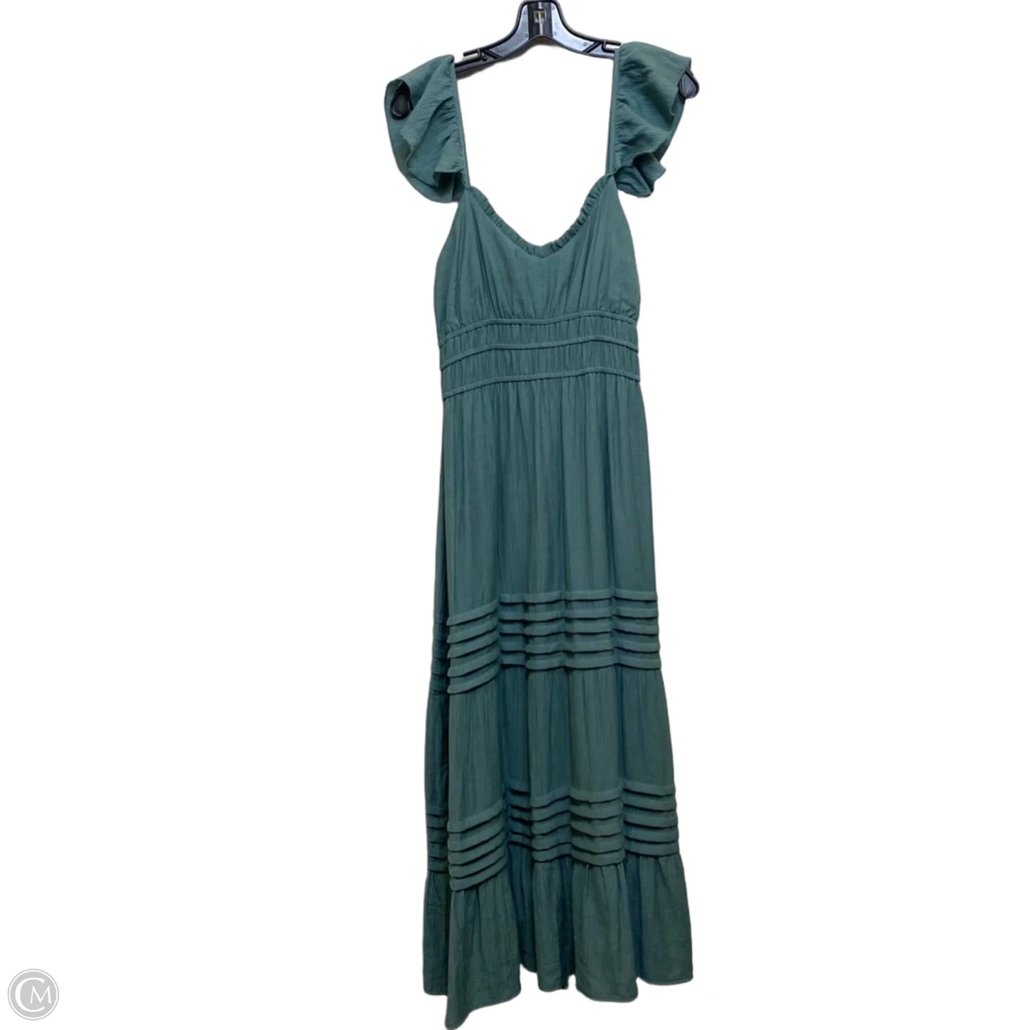 Dress Casual Maxi By Max + Ash In Green, Size: L