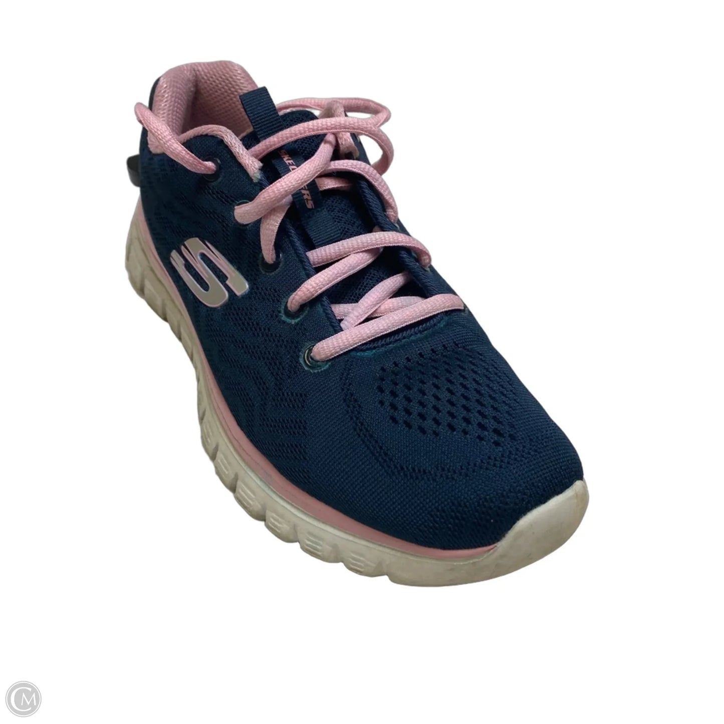Shoes Athletic By Skechers In Navy, Size: 8
