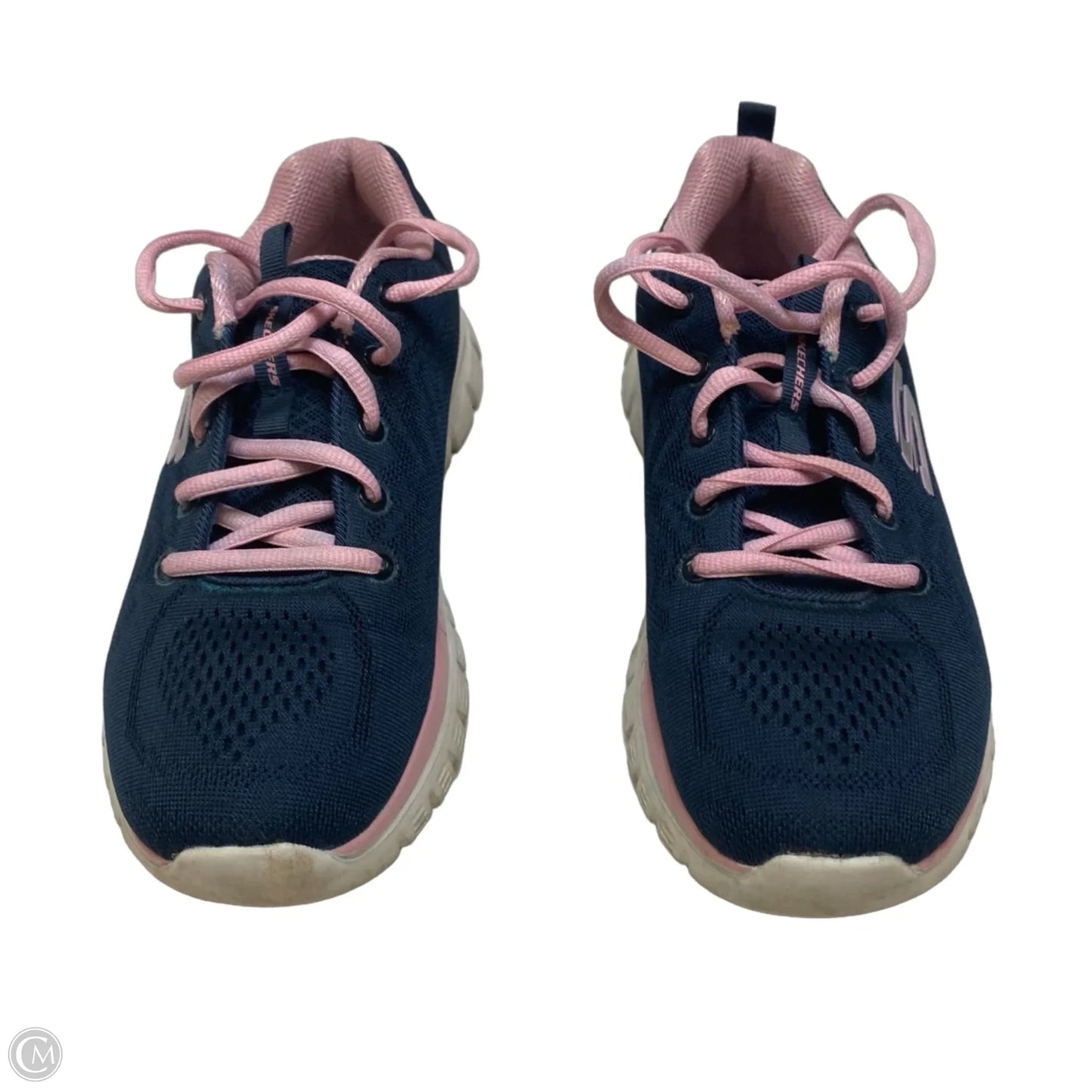 Shoes Athletic By Skechers In Navy, Size: 8