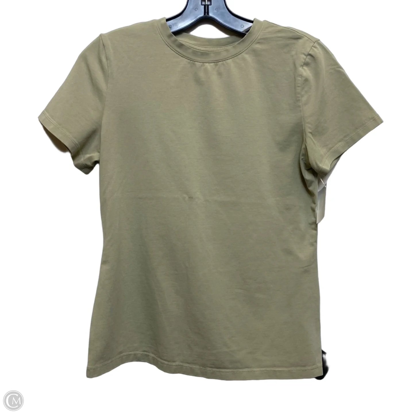Top Short Sleeve Basic By A New Day In Green, Size: Xs