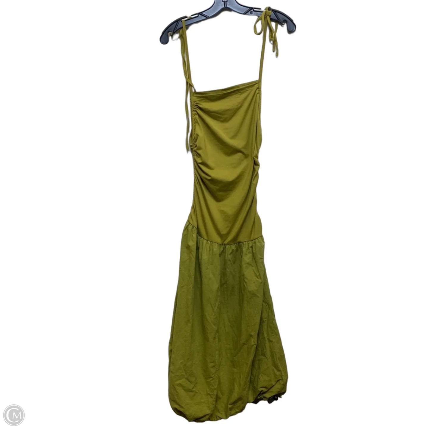 Dress Casual Midi By Cmf In Green, Size: M