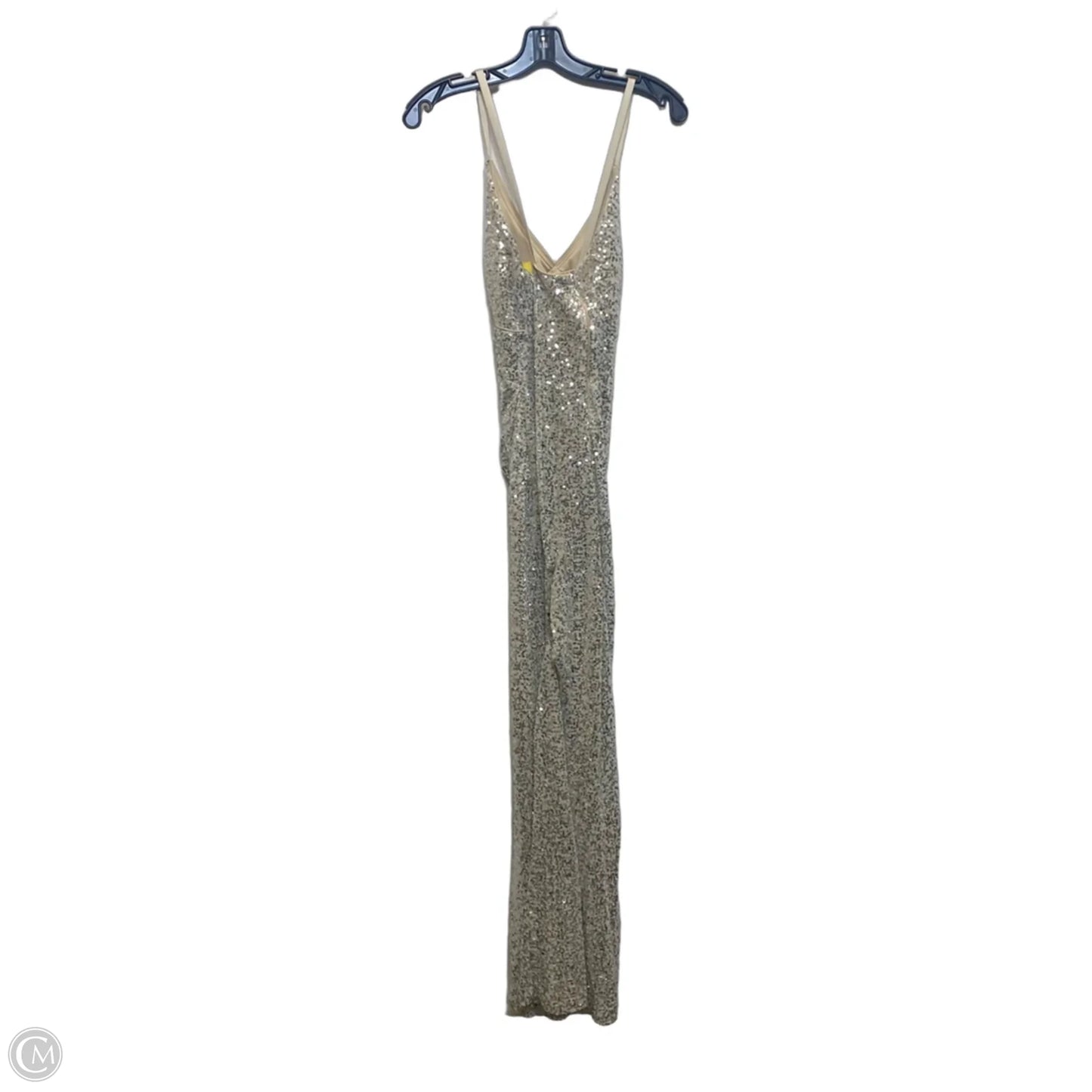 Dress Party Long By Eliza J In Silver, Size: M