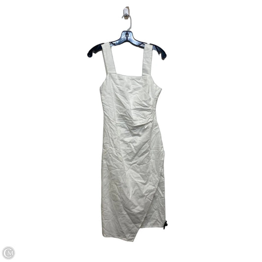 Dress Casual Midi By Loft In White, Size: Xs