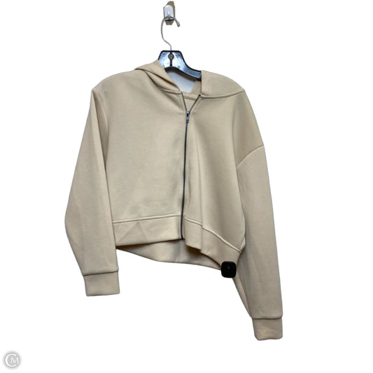 Sweatshirt Hoodie By A New Day In Tan, Size: M