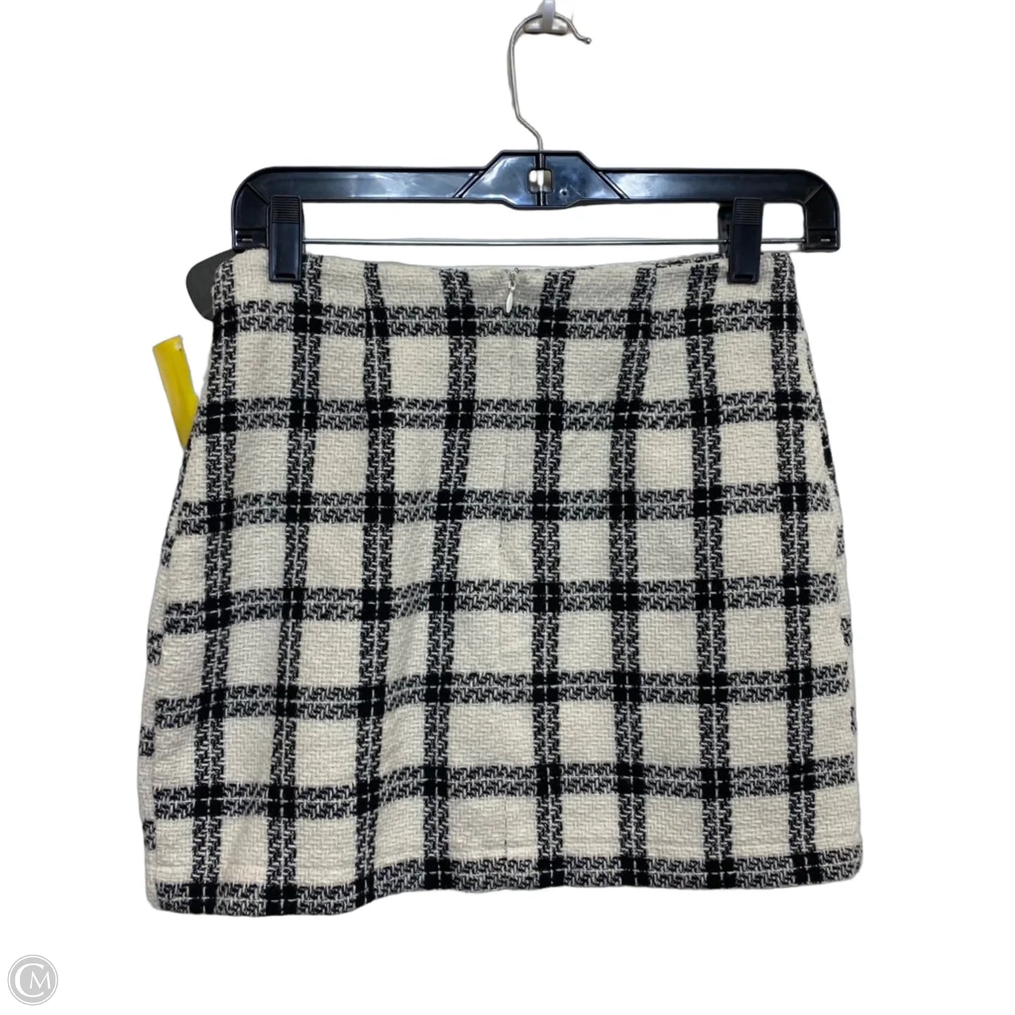 Skirt Mini & Short By Altard State In Black & Cream, Size: S