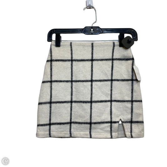 Skirt Mini & Short By Altard State In Cream, Size: Xxs