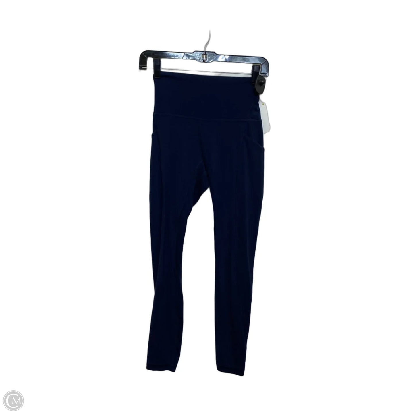 Athletic Leggings Designer By Lululemon In Navy, Size: S