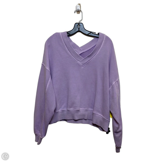 Sweatshirt Crewneck By Aerie In Purple, Size: S