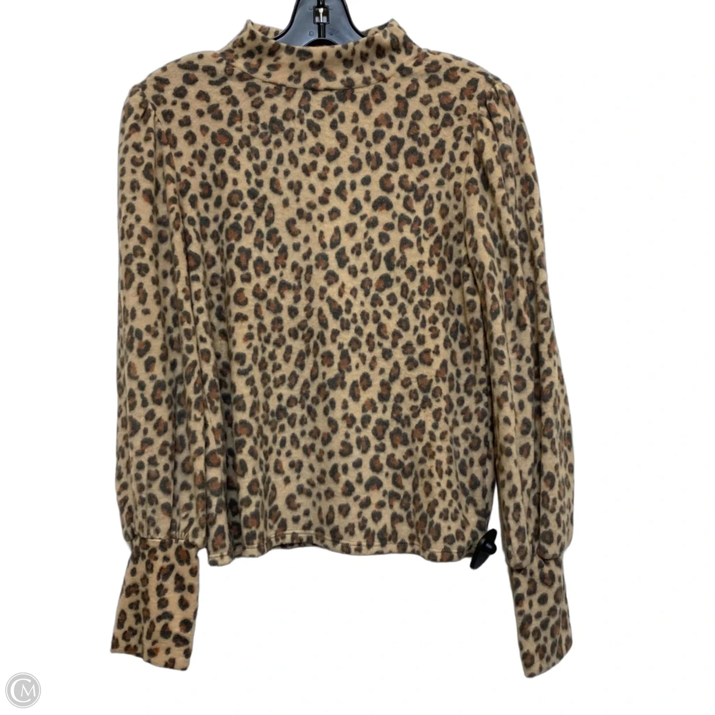 Top Long Sleeve By 21 SAINTS In Animal Print, Size: L