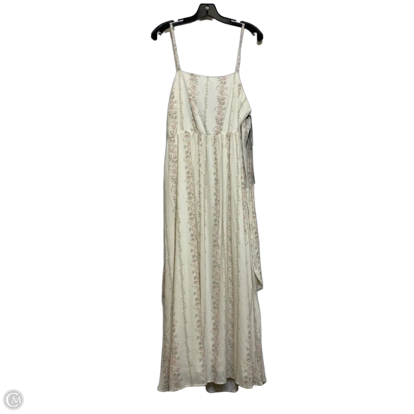 Dress Casual Maxi By Celebrity Pink In Cream, Size: Xl