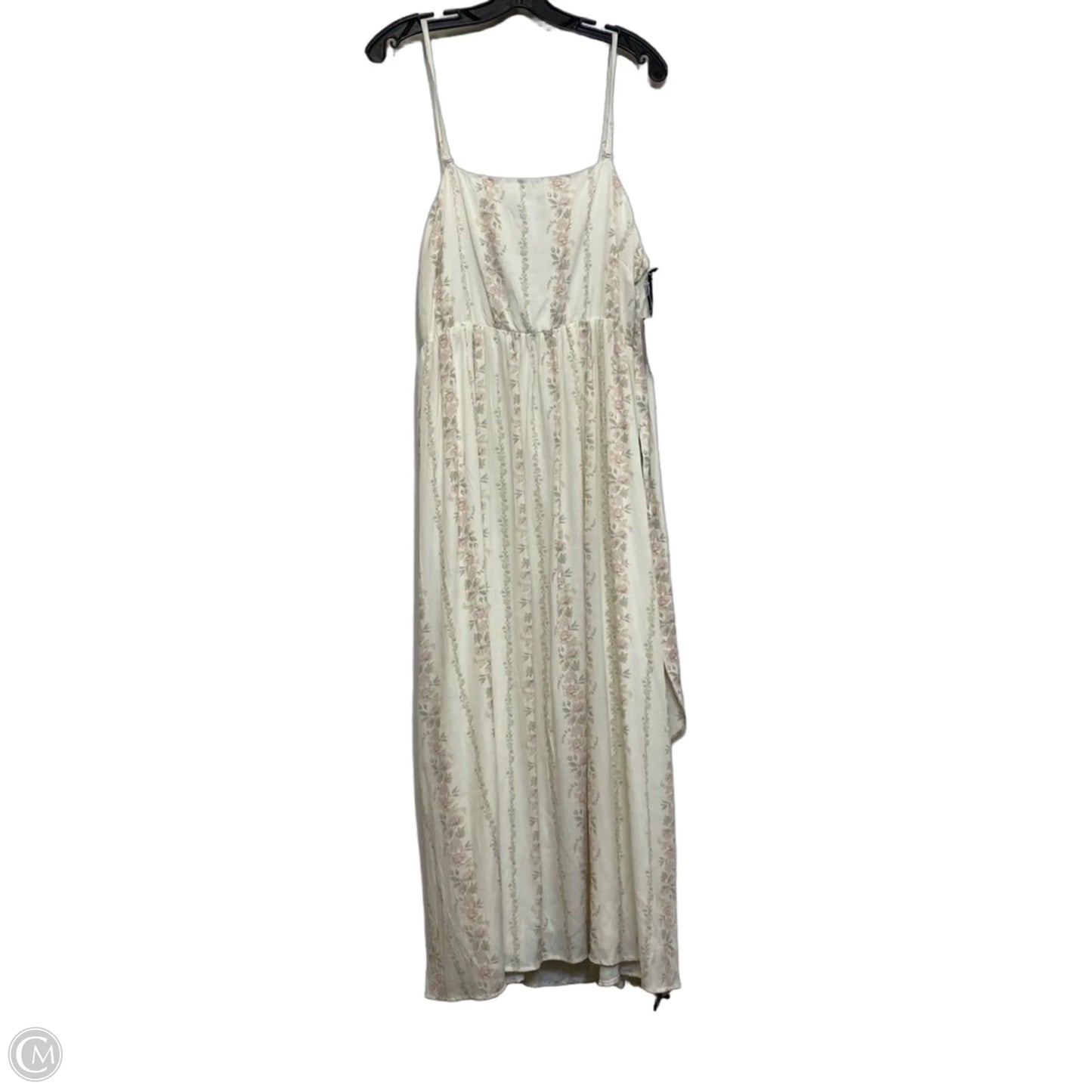 Dress Casual Maxi By Celebrity Pink In Cream, Size: Xxl