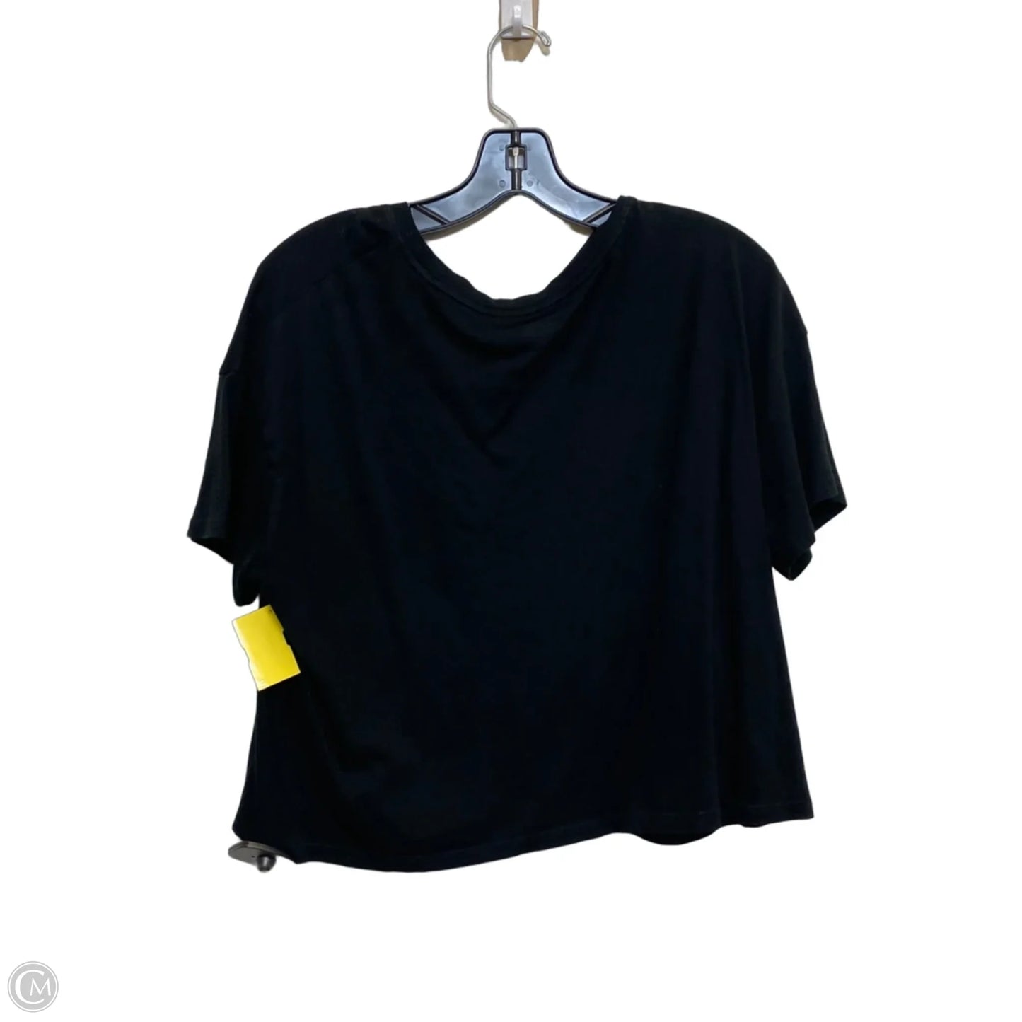 Top Short Sleeve Basic By Old Navy In Black, Size: L