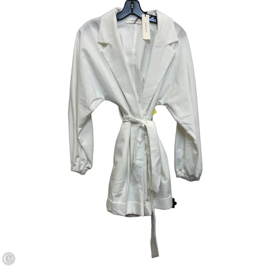 Romper By Commense In White, Size: S