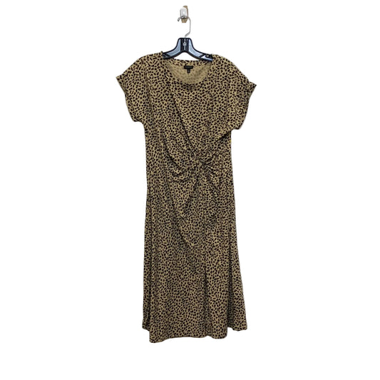 Dress Casual Midi By Talbots In Animal Print, Size: S