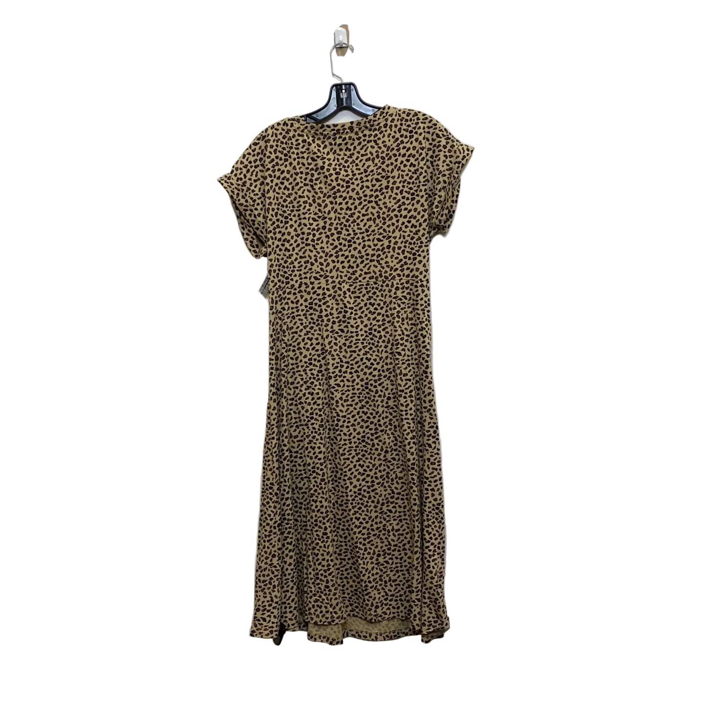 Dress Casual Midi By Talbots In Animal Print, Size: S
