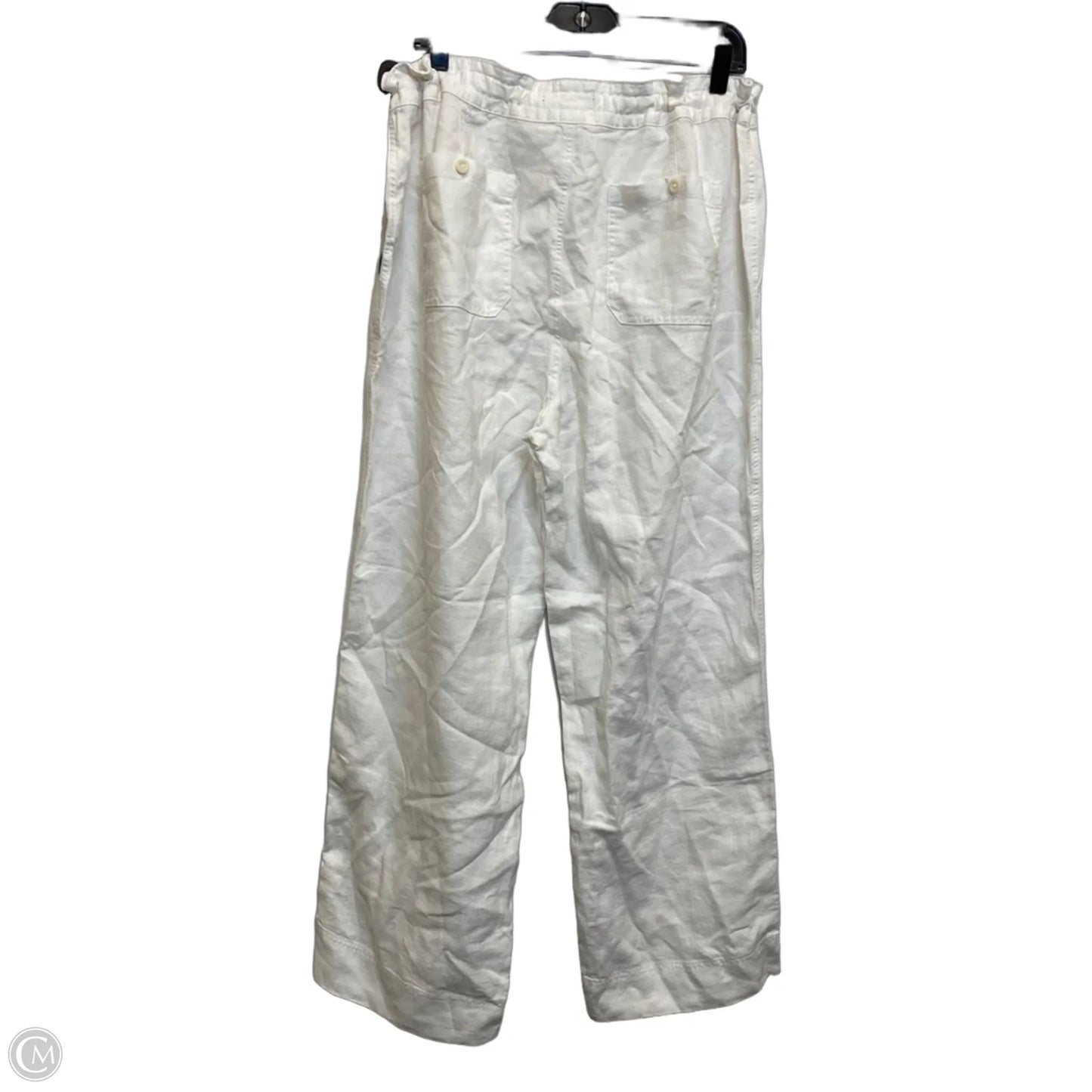 Pants Linen By Lauren By Ralph Lauren In White, Size: 16