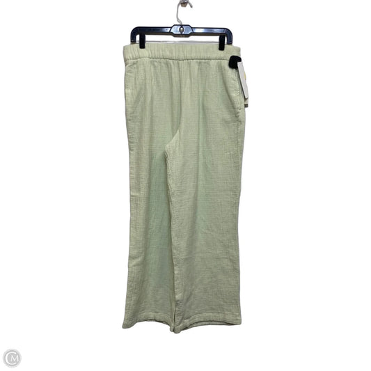 Pants Wide Leg By Wonderly In Green, Size: Lp