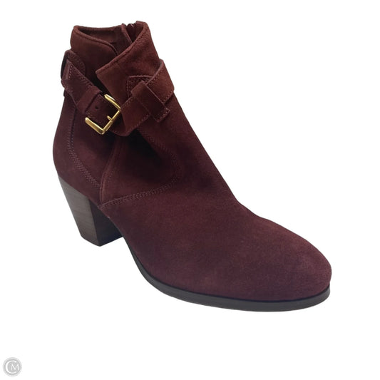Boots Ankle Heels By Diba In Red, Size: 8