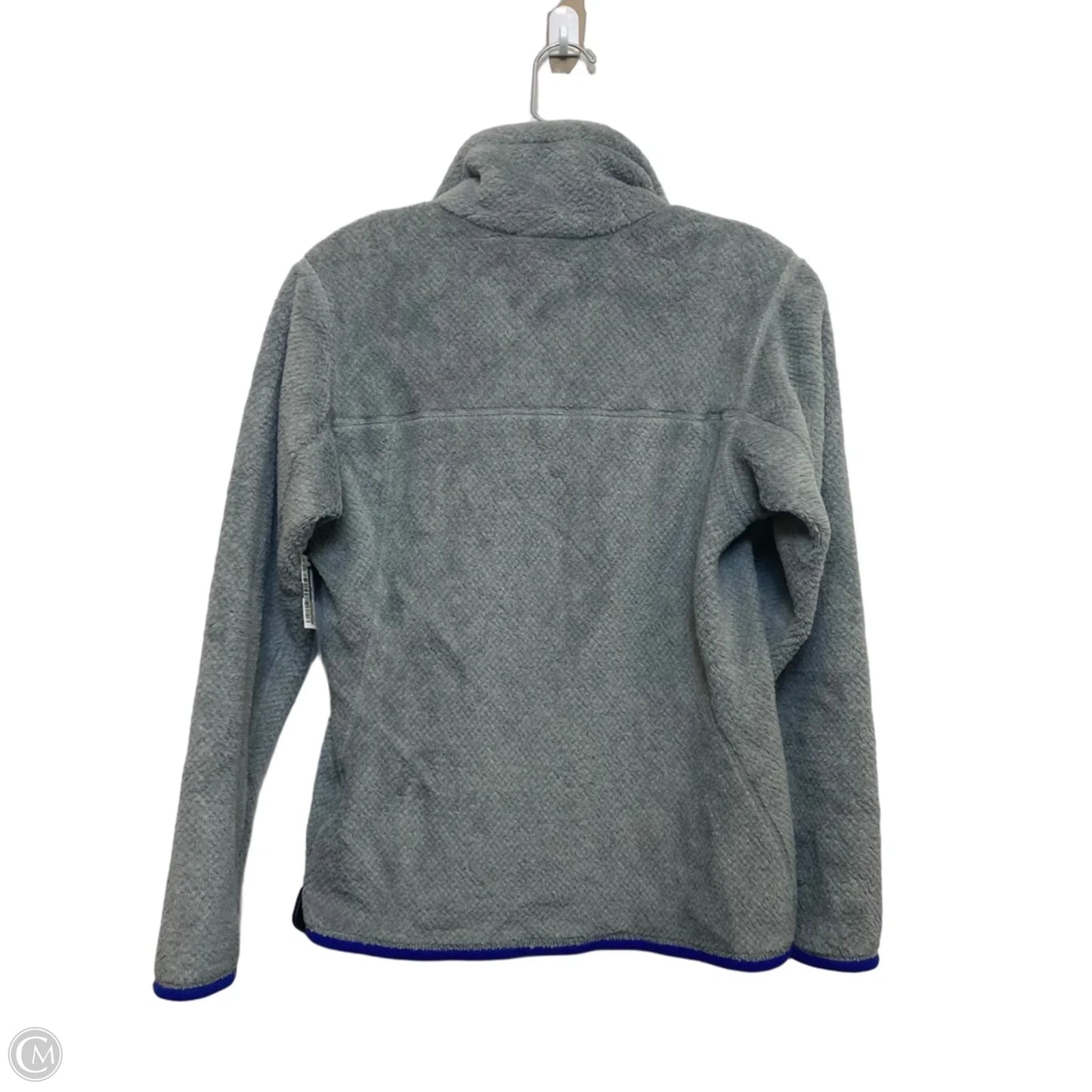 Sweatshirt Collar By Patagonia In Grey, Size: S