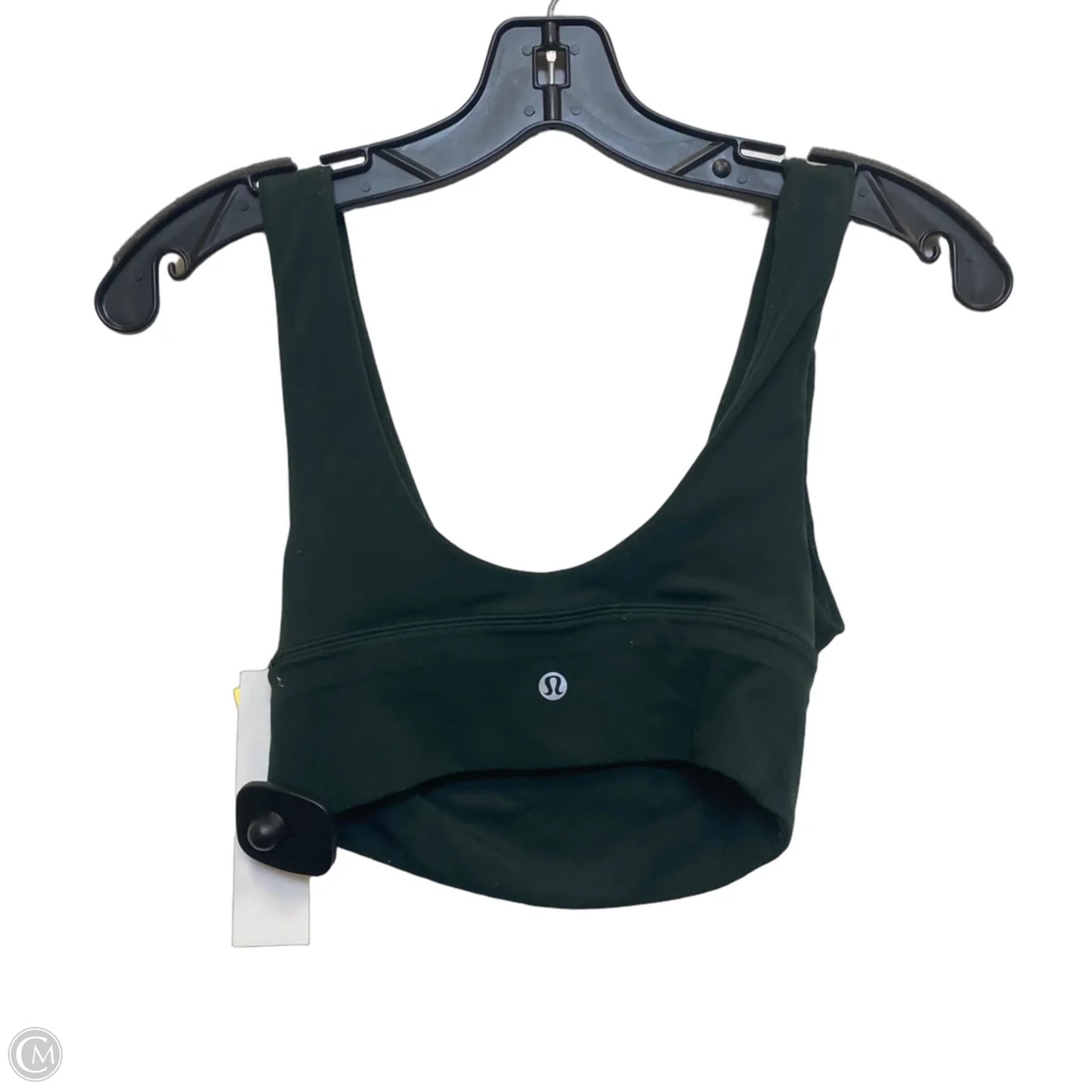 Athletic Bra Designer By Lululemon In Green, Size: Xs