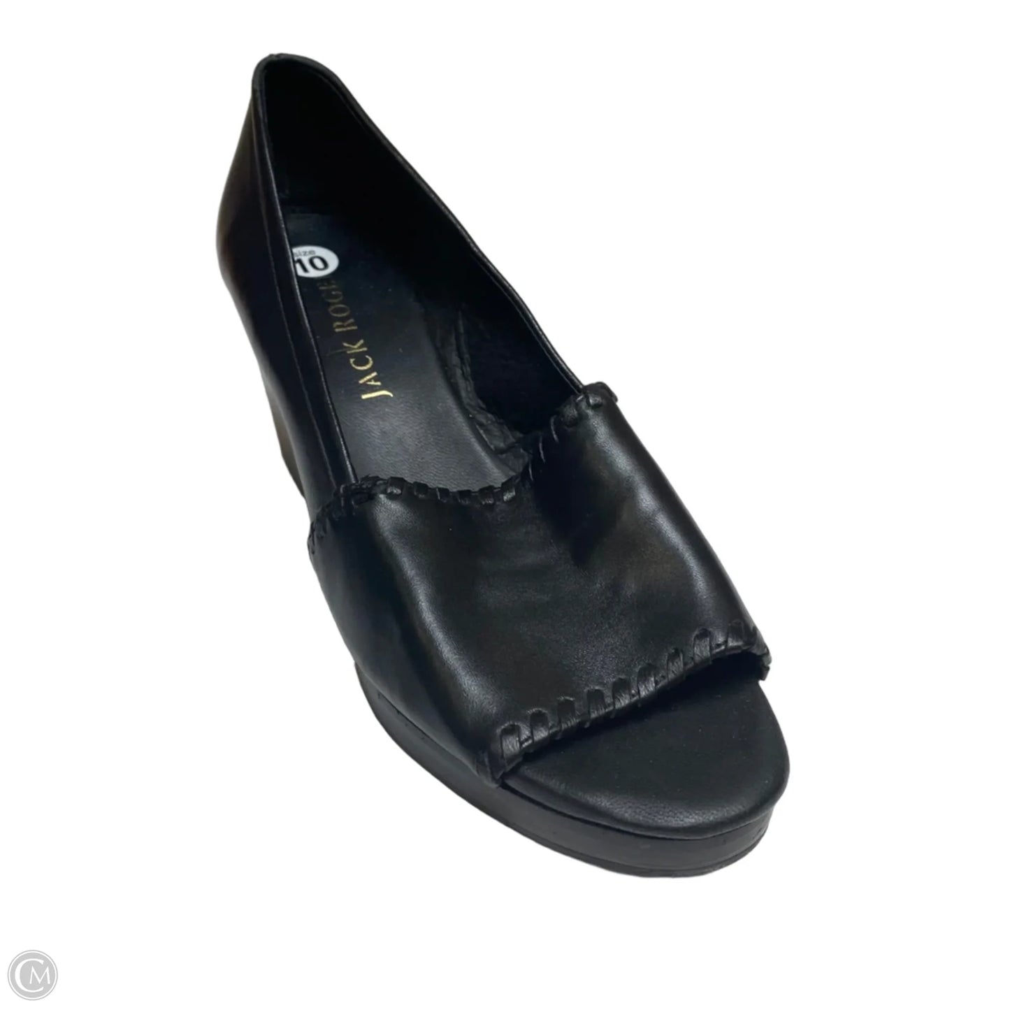 Sandals Designer By Jack Rogers In Black, Size: 10